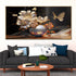 Golden Nocturne Bouquet Crystal Glass Framed Wall Paintings For Home & Wall Decoration items